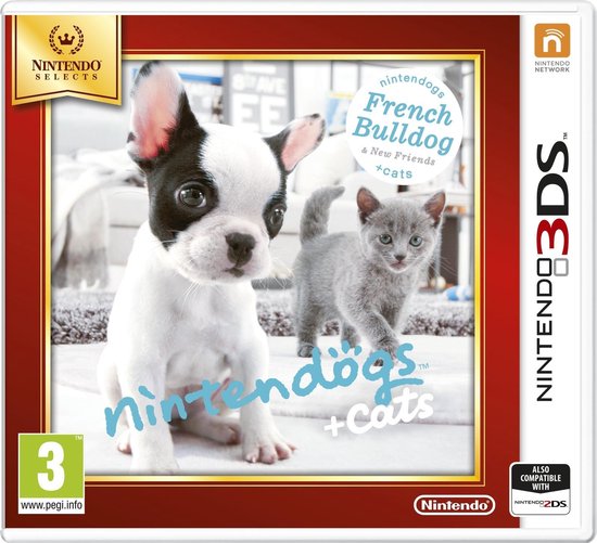 Nintendo Nintendogs + Cats: French Bulldog, 3DS Standaard Frans Nintendo 3DS