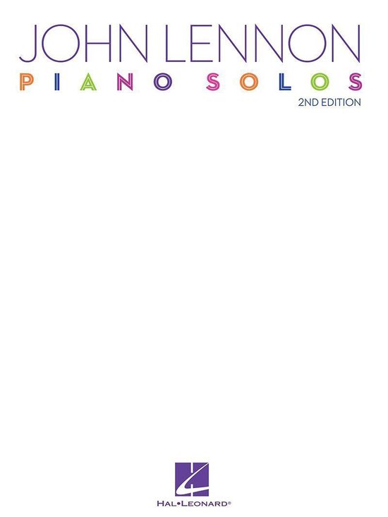 John Lennon Piano Solos (Songbook) - cover