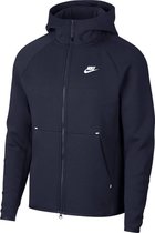 Nike tech fleece full zip hoodie in de kleur blauw.