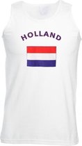 Witte heren tanktop Holland XL