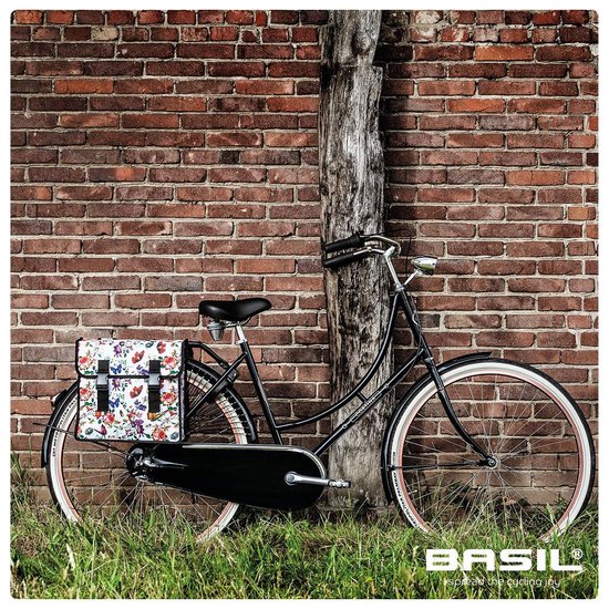 Basil Mara Dubbele fietstas - Meadow - 35 Liter - Basil