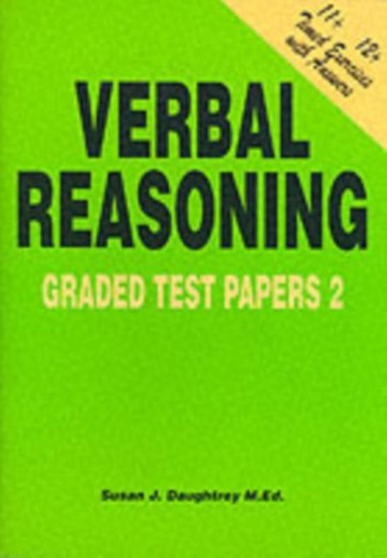 Verbal Reasoning - cover