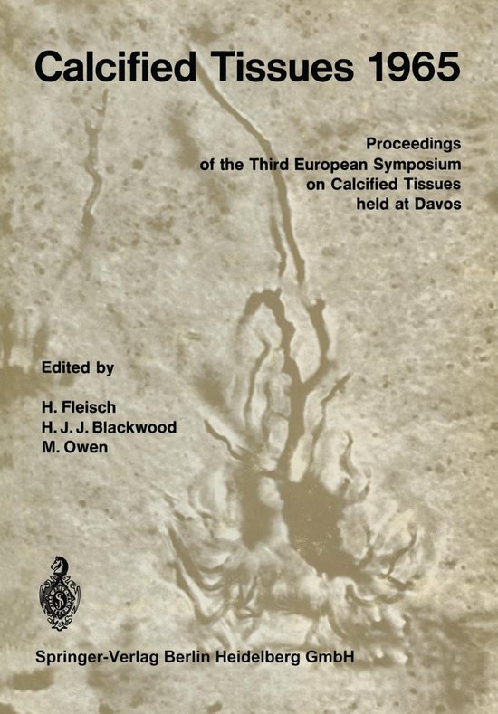 Medicine (R0) - Calcified Tissues 1965 - cover