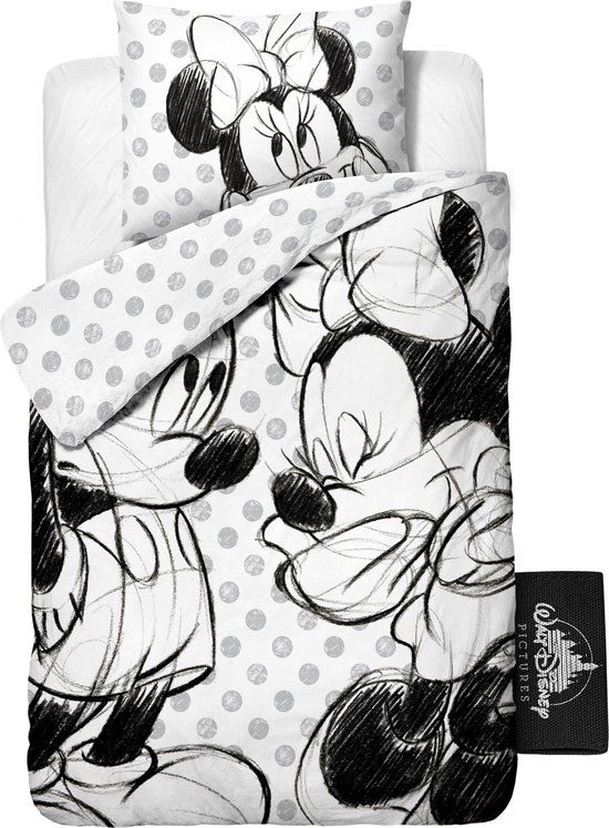 Disney Mickey & Minnie Next 2.0 Flanel - Dekbedovertrek - Eenpersoons -  140x200 + 1... | bol