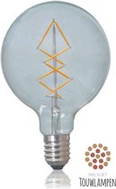 Grote, ronde Retro filament LED-bulb Edison lamp grote fitting E 27