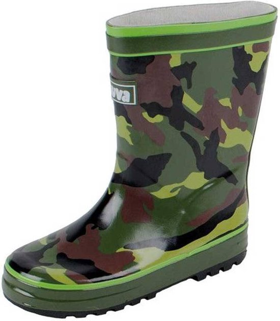 Gevavi Boots - Army jongenslaars rubber groen
