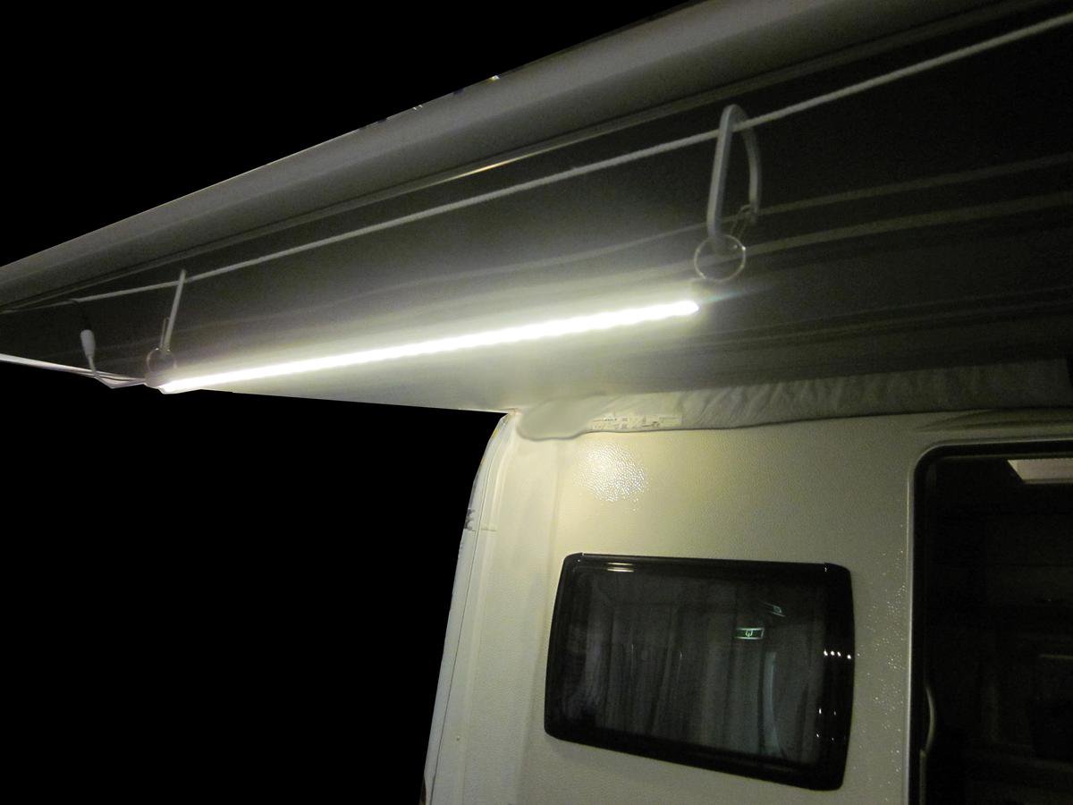 Bo-Camp - Voortentverlichting - Slim Tube - Led Strip - 500 Lumen -  Tentlamp - Wit