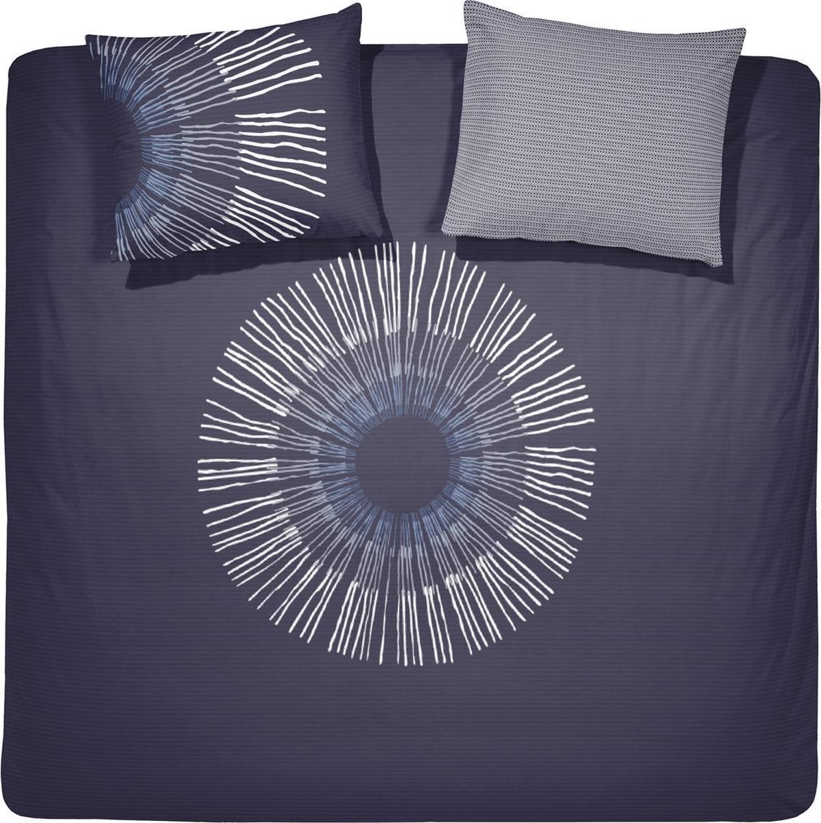 Damai Dekbedovertrekset satijn 240 x 200/220 cm irusu indigo