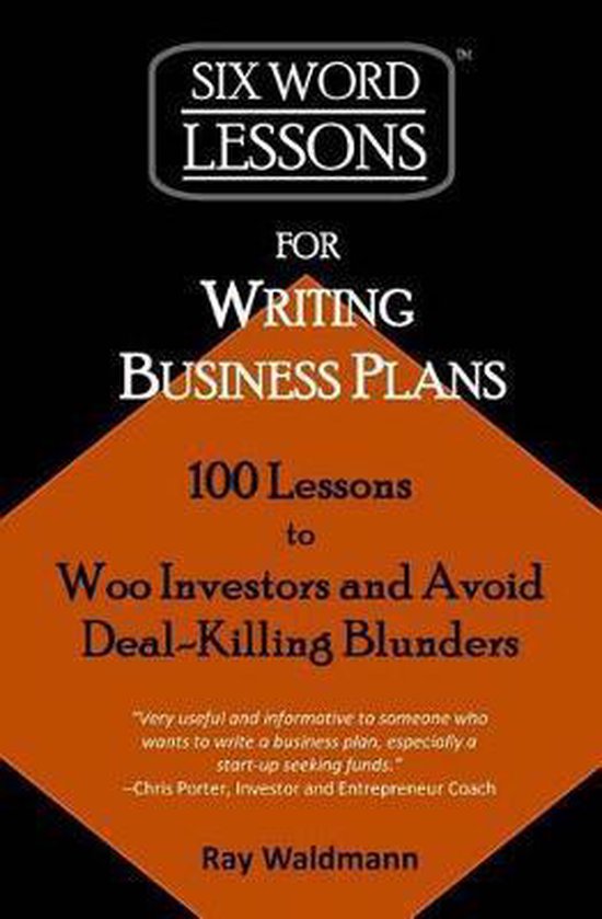 Six-Word Lessons- Six-Word Lessons for Writing Business Plan ... - cover