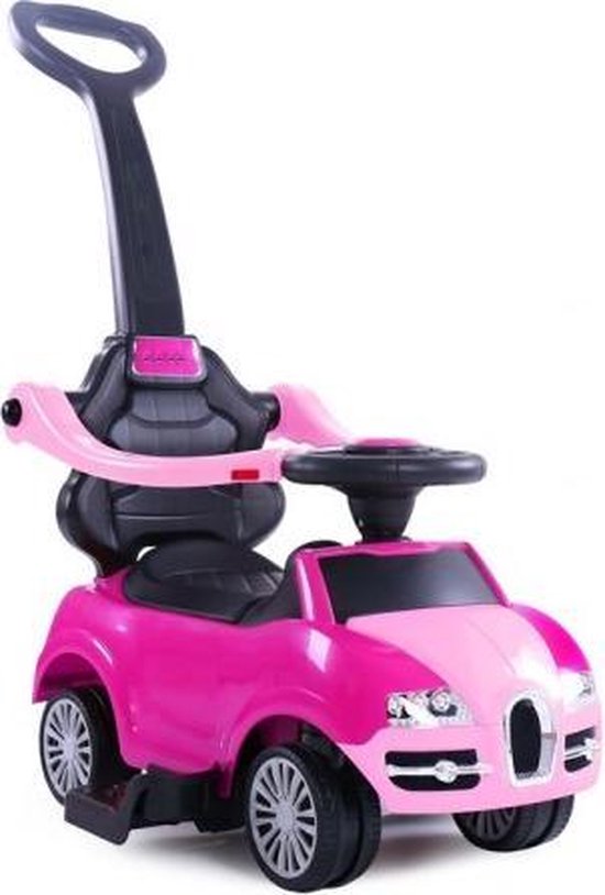 Loopauto limo roze bol