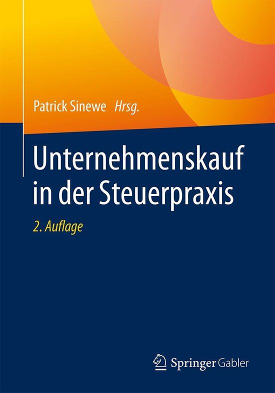 Business and Economics (German Language) - Unternehmenskauf  ... - cover