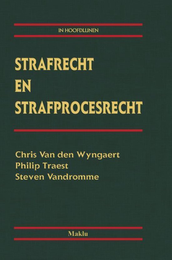 Strafrecht en strafprocesrecht - cover