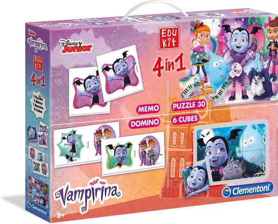 Clementoni - Edukit 4 en 1 - Disney Vampirina - Educatief spel | Games ...