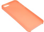 Oranje kunststof hoesje Geschikt voor iPhone 5/ 5S/ SE
