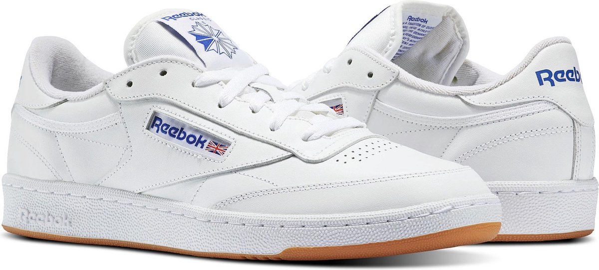 Reebok Club C 85 Heren Sneakers Gum Wit