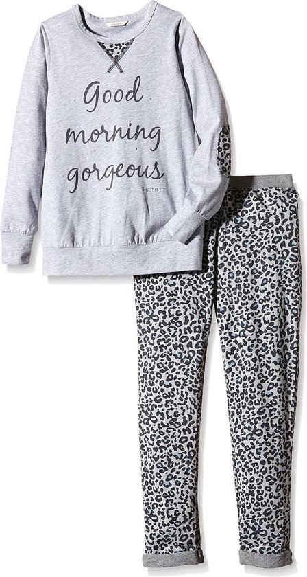 Esprit Meisjes Pyjama - Grijs - Maat 164 | bol.com