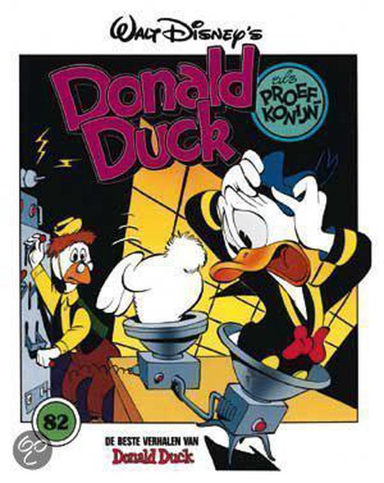 Cover van het boek 'Beste verhalen Donald Duck / 082 Donald Duck als proefkonijn' van Carl Barks en Walt Disney