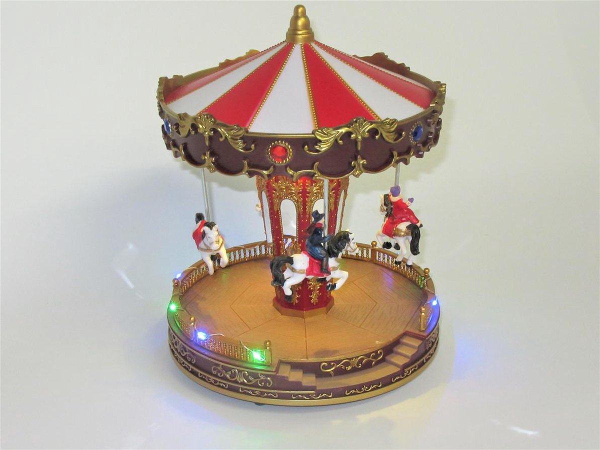 Féerie Lights et Christmas Licht kerstdorp, cadeauwinkel en trein