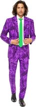 Heren kostuum The Joker clown Batman - Opposuits pak - Verkleedkleding/Carnavalskleding 54 (2XL)