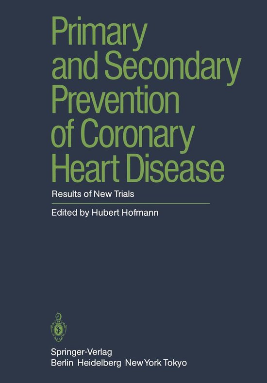 Medicine (R0) - Primary and Secondary Prevention of Coronary ... - cover