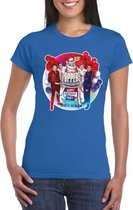 Blauw Toppers in concert 2019 officieel t-shirt dames - Officiele Toppers in concert merchandise XS