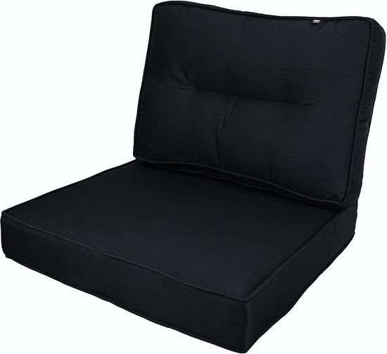 | Kopu® Geo Loungekussenset Zit en Rug 60 cm Black Kopu Geo Grey Loungekussenset rug en zit 60 cm
