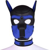 Banoch - Lindo Perrito Azul Neoprene - hondenmasker puppy play blauw neopreen