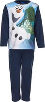 Frozen Olaf Pyjama Fleece Blauw - Maat 104 - 4 jaar