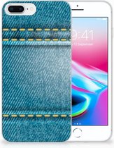 TPU Siliconen Backcase Hoesje iPhone 7 Plus | 8 Plus Design Jeans