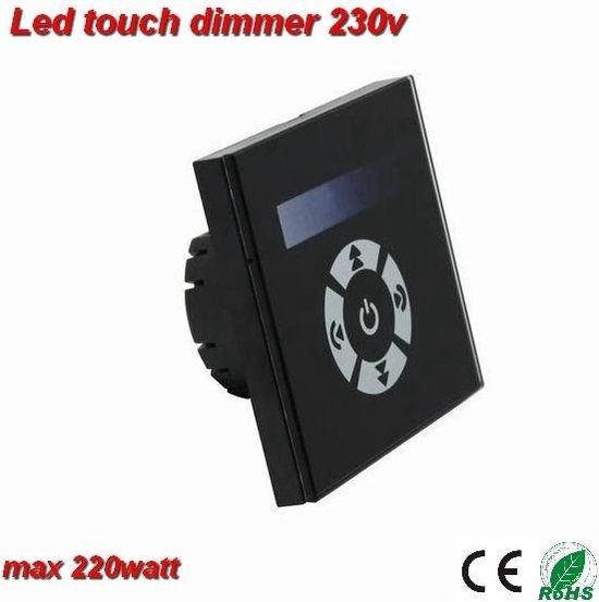 Led-touch dimmer inbouw 230volt -220w | bol.com
