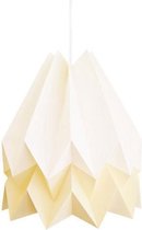 Orikomi Origami Duo lampenkap - Papier -  Ø 30 cm - Wit en geel