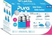 Pura starterset - Plasticvrij - 150 ml -  Aqua - Roze