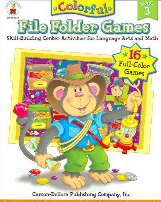 Colorful File Folder Games Grade 3 9781594410901 Melissa Hughes