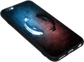 ADEL Siliconen Back Cover Geschikt voor iPhone 6(S) Plus - Karper Vissen