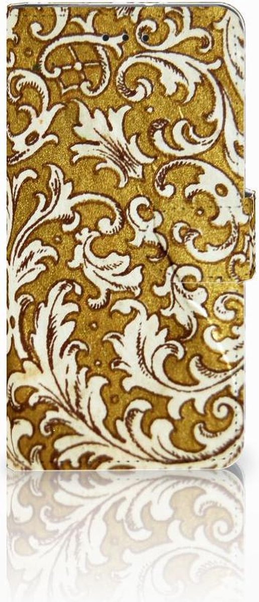 Wallet Case Motorola Moto G7 Play Barok Goud