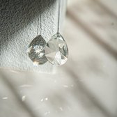 Regenboogkristal Facet Druppel Groot (63 mm)