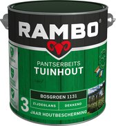 Rambo Tuinhout pantserbeits zijdeglans dekkend bos groen 1131 2,5 l