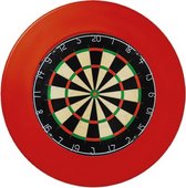 Combideal - A-merk dartbord Bristle - dartbord - inclusief - dartbord surround - rood - Dragon darts
