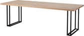 Eiken tafel Scandinavian Fabrice 200x100