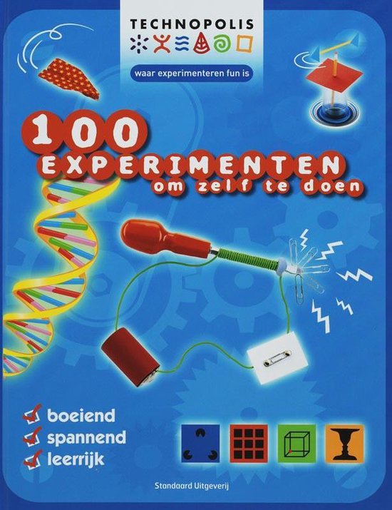Cover van het boek '100 experimenten om zelf te doen' van K. Knighton en Gini Andrews