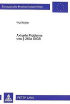 Aktuelle Probleme Des 263a Stgb