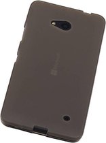 Microsoft Lumia 640 - TPU Cover Transparant Grijs - Back Case Bumper Hoes Cover