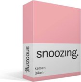Snoozing - Drap - Coton - Simple - 240x260 cm - Rose