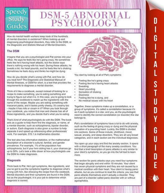 DSM-5 Abnormal Psychology (Speedy Study Guides) - cover
