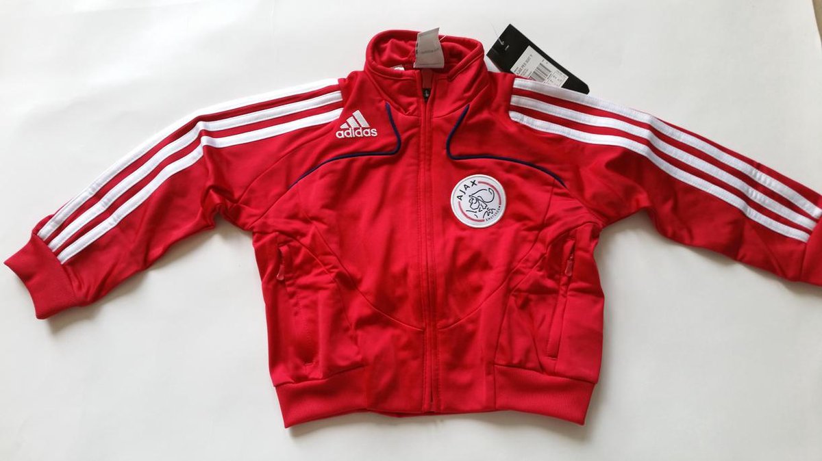 Adidas Ajax Pes Suit - maat 98 - kleur rood | bol.com