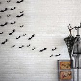 3D vleermuis muur decoratie sticker zwart - Attitude Holland