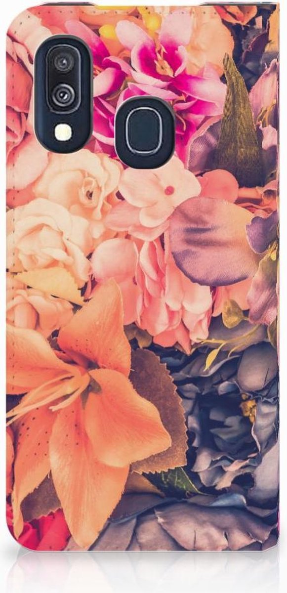 Samsung Galaxy A40 Smart Cover Bosje Bloemen