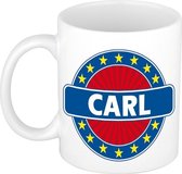 Carl naam koffie mok / beker 300 ml  - namen mokken