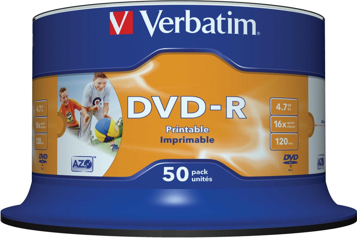 Verbatim 97693 DVD vierge 8,5 Go DVD+R DL 50 pièce(s)