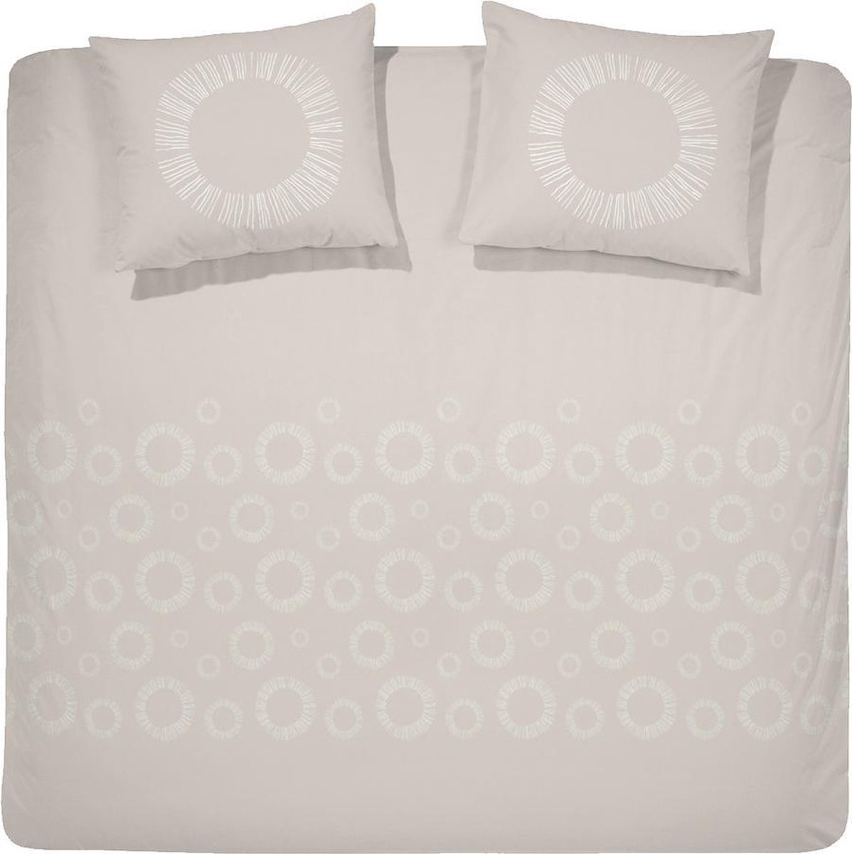 Damai Dekbedovertrekset katoen 200 x 200/220 cm sashi greige